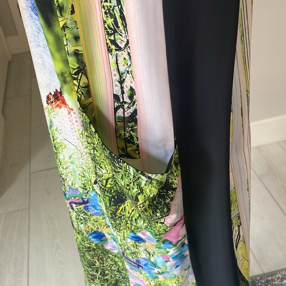 Clover Canyon Tropical Print Sleeveless Sheath Dress Size S - Picture 5 of 11